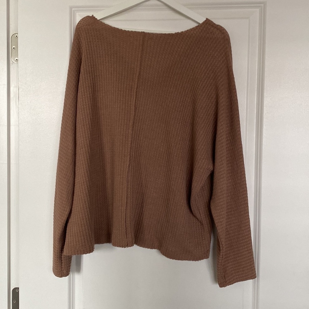 Wishlist size M/L waffle Knit Long Sleeve Top - Picture 5 of 5